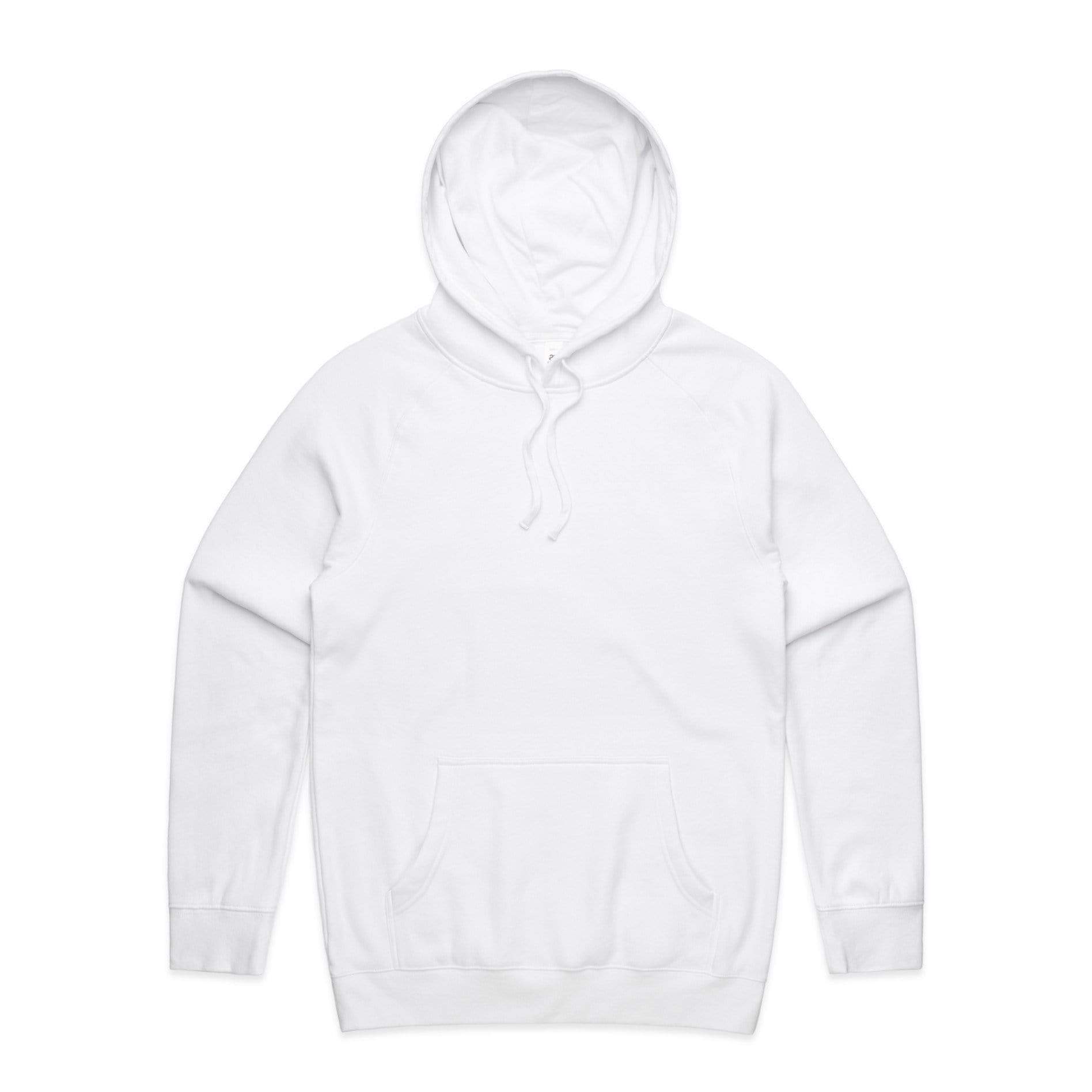 As Colour Men's supply hoodie 5101 (No Print No Sale) Casual Wear As Colour WHITE XSM 